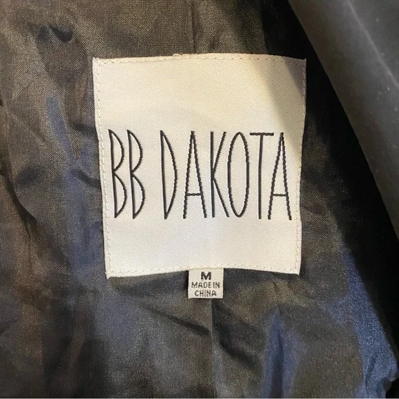 BB Dakota Faux Suede Black Asymmetrical
Jacket Medium Front Zip Up Moto - Picture 11 of 13